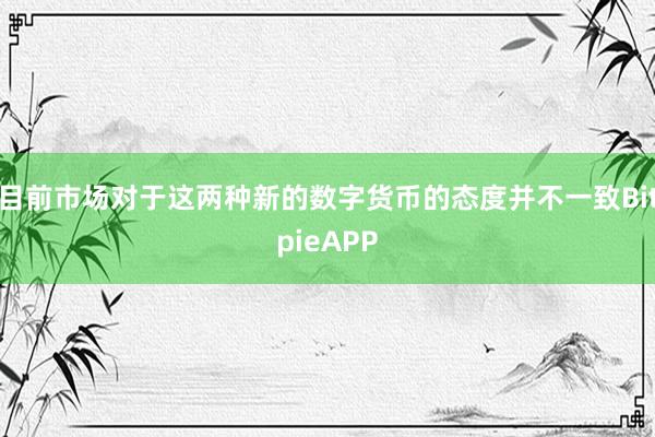 目前市场对于这两种新的数字货币的态度并不一致BitpieAPP