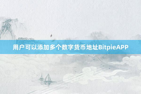 用户可以添加多个数字货币地址BitpieAPP