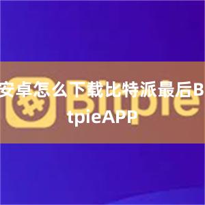 安卓怎么下载比特派最后BitpieAPP